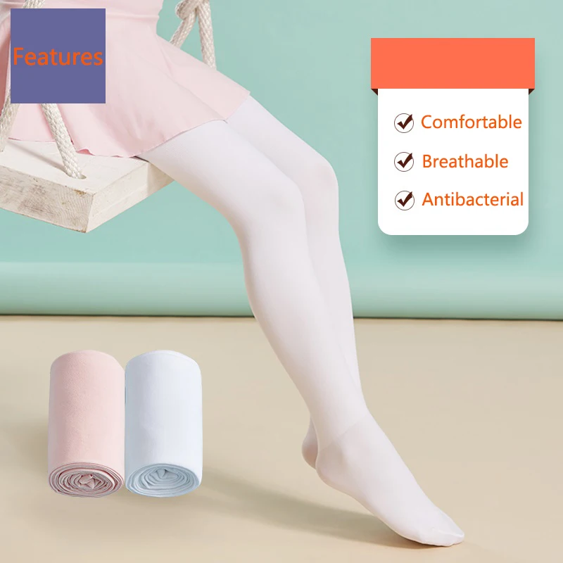 Trẻ Em Bé Gái Váy Múa Thun, Trẻ Em Nylon Quần Legging, Thể Dục Dụng Cụ Nhảy Múa Ba Lê Quần, Liền Mạch Ba Lê Vớ, vũ Tất