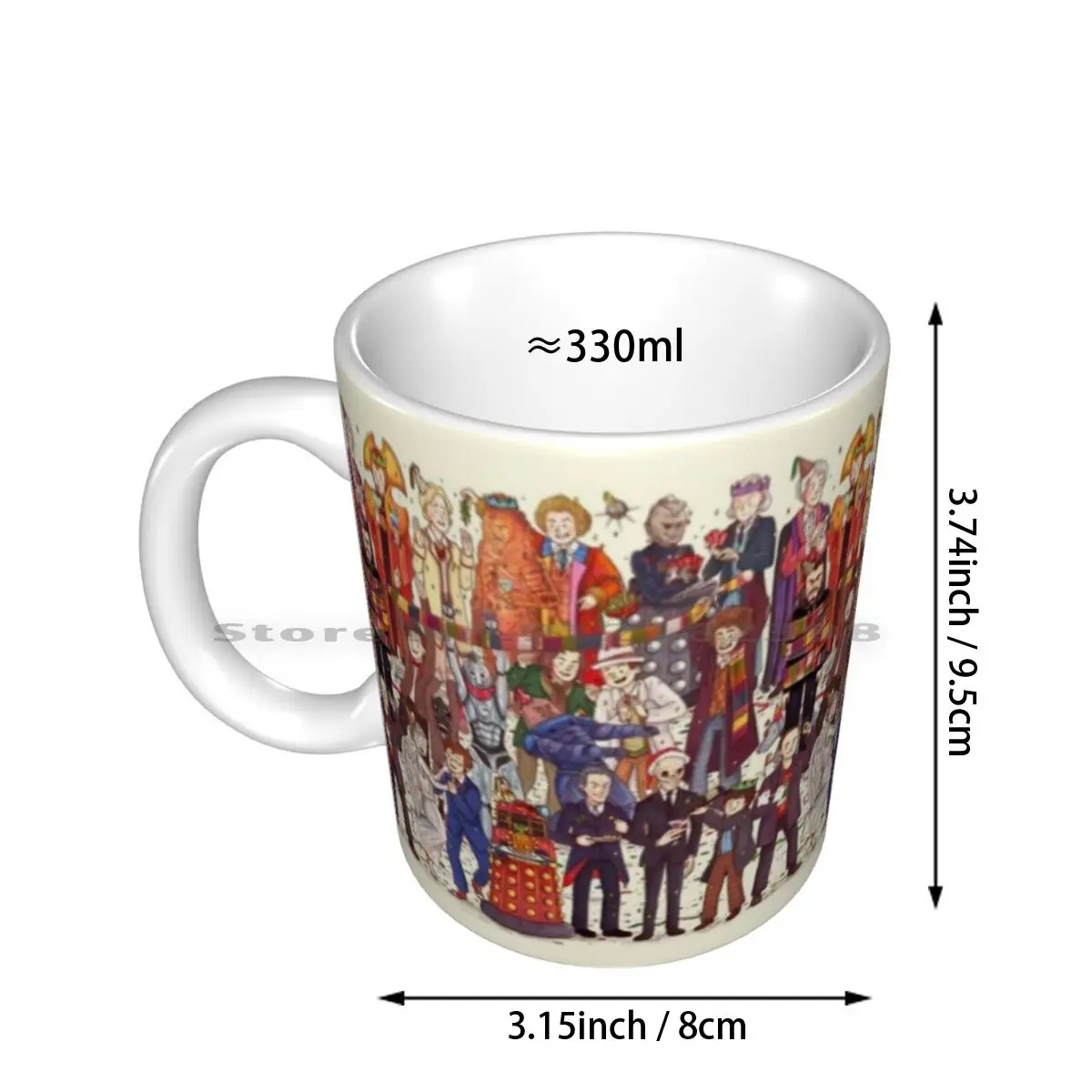 The Party Doesn't Start Until The Walks In...twelve Times Ceramic Mugs Coffee Cups Milk Tea Mug Geeky Funny Christmas Pop