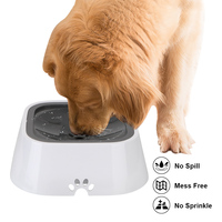 Anti-Overflow Dog Supplies Carried Floating Bowl Slow Water Feeder Dispenser Cat Dog Water Bowl 1.5L Pet Fountain