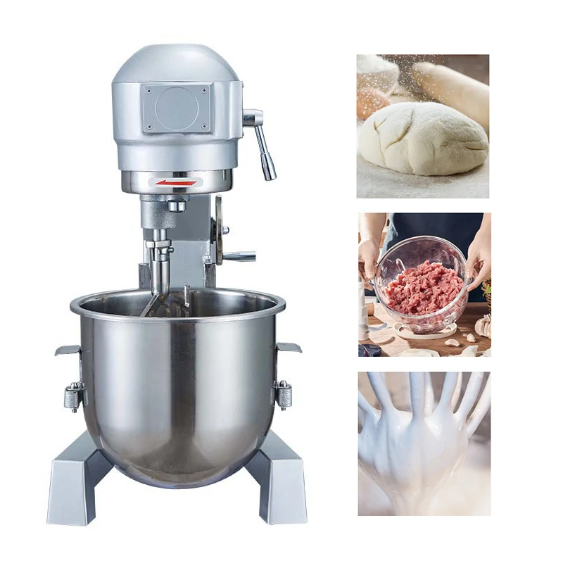 20L Multi-Function Mixer Commercial Electric Egg Beater Food Blender Baking Cake Mixer Dough Kneader