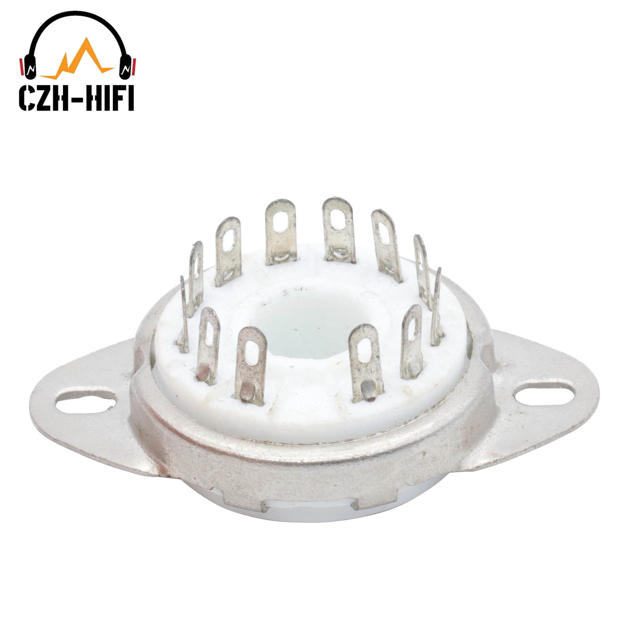 1pc 12pin B12C Keramik Rohr Buchse Ventil Basis Power Lampe Jack für 50CA10,6CA10,6HF5,6C10 6JB5 6GE5 8GU7 8AC9 9MN8 6EA4 Audio – Detail 5