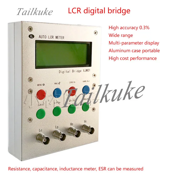 

XJW01 Teacher Xu Digital Bridge LCR Bridge Tester Resistance Inductance Capacitance ESR Test Finished Product