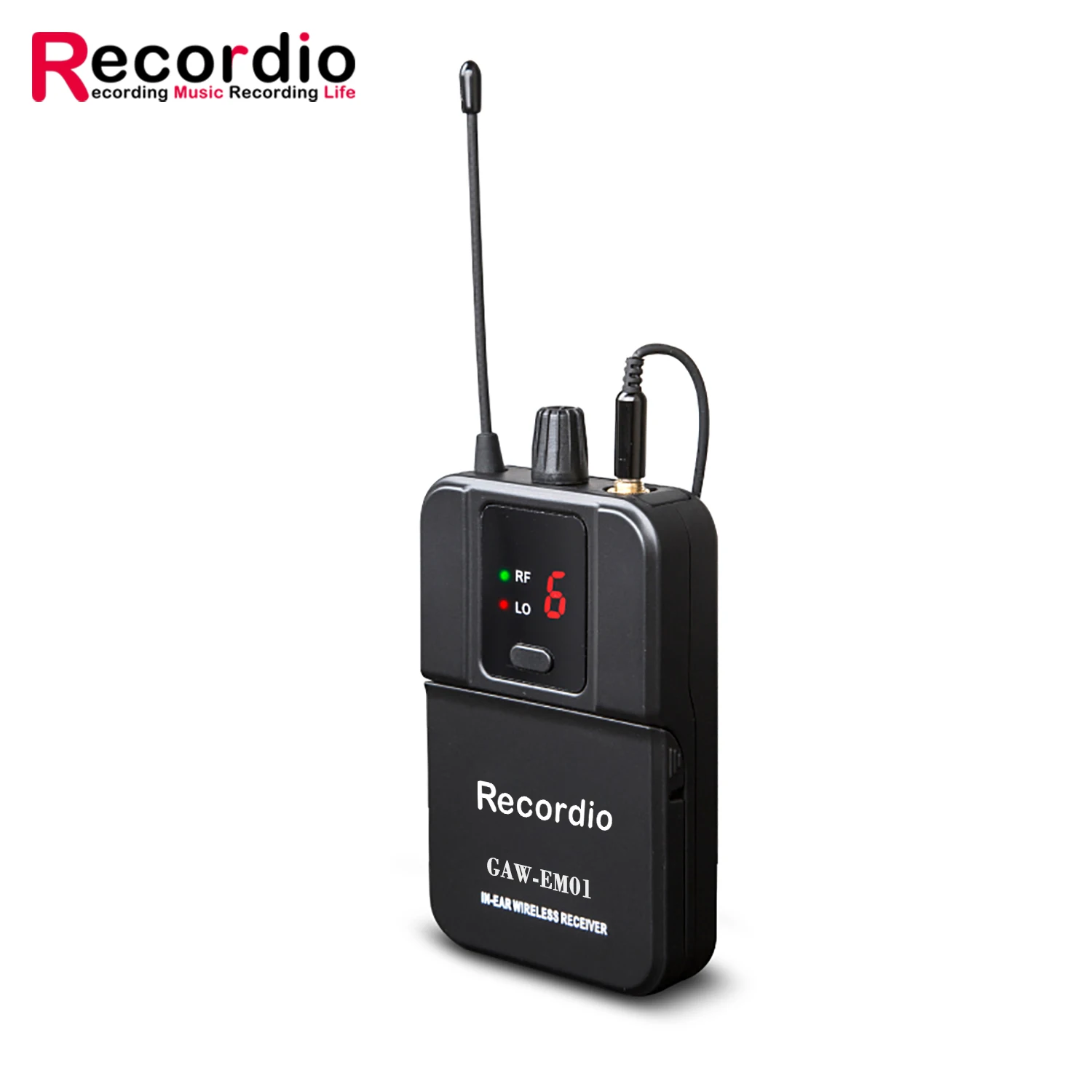 GAW-EM04 سماعات مراقبة لاسلكية للمسرح الاحترافي داخل الأذن لنظام التعرف على الأداء للعروض