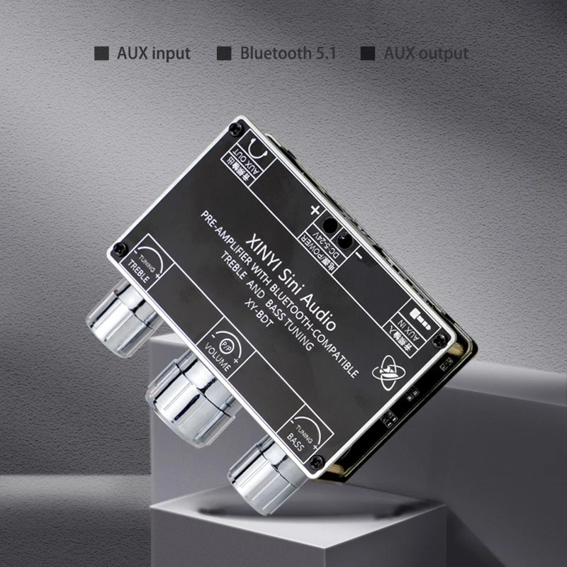 

Bluetooth 5,1 аудио приемник декодер двухканальный стерео тональная плата регулятор громкости с высокими басами тональный предусилитель
