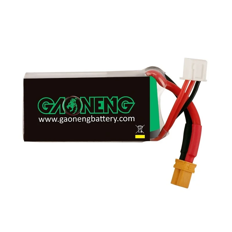 1-10PCS Gaoneng GNB 650mAh 7.4V 2S 70C/140C with XT30U-F Plug HV Lipo Battery for DYS FPV Racing Drone 4 Axis RC Drone Parts