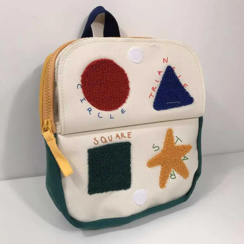 Stitching flip school bag for boys and girls fun small color Backpack shoulder bag children bag mini BAG