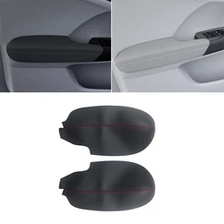 Zachte Lederen Armsteun Cover Voor Acura Tsx 2009 2010 2011 2012 2013 2014 2 Stuks Auto Interieur Voordeur Armsteun panel Cover Trim