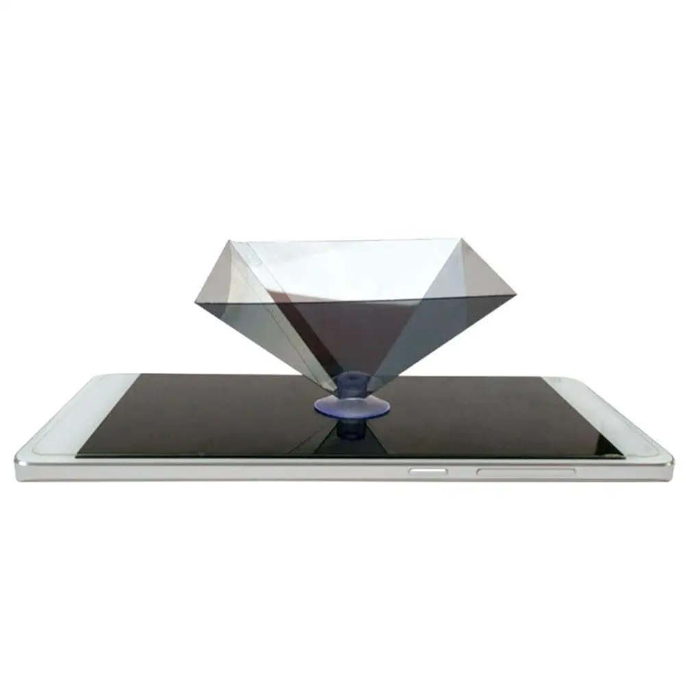 Smartphone Hologram Advertise 3D Holo Box Holographic Tablet Showcase Pyramid Mobile Phone Box Display Type Projector