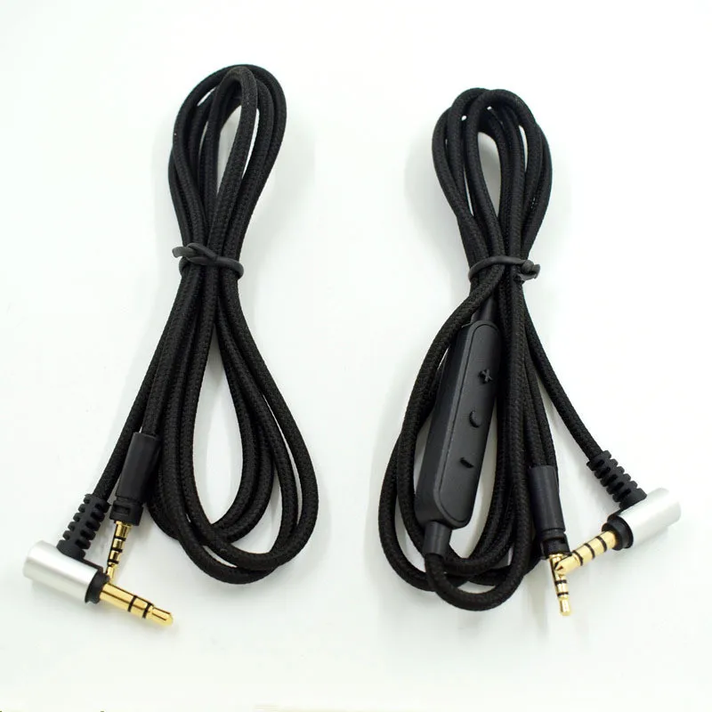Sennheiser cabo de áudio para fones de ouvido, substituição de cabo atualizado bluetooth com controle de volume e microfone, gb 3.5mm