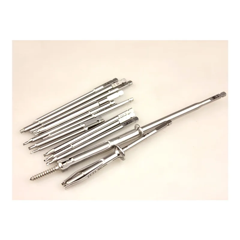 Orthopedic instrument medical screwdriver nail hexagon Plum blossom torx Quincunx bone screw driver Ao quick extractor Removal