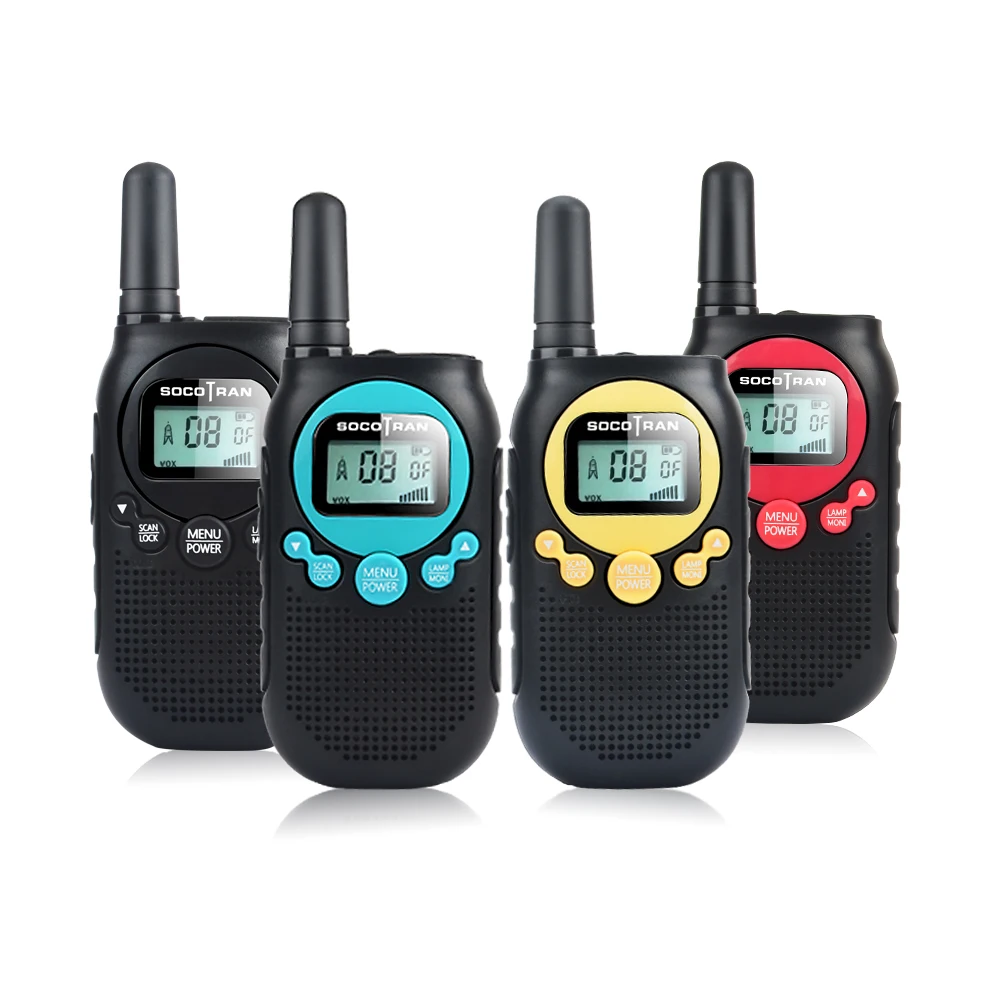 PMR446 2-Way Radio License Free Rechargeable Walkie Talkies VOX Scan Flashlight Call Tone Great for Kids Xmas Gift