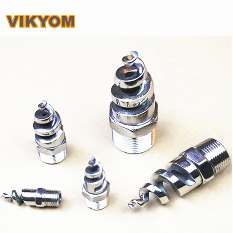 Silicon carbide ceramic stainless steel spiral nozzle Acid and alkali resistant and corrosion resistant spiral nozzle