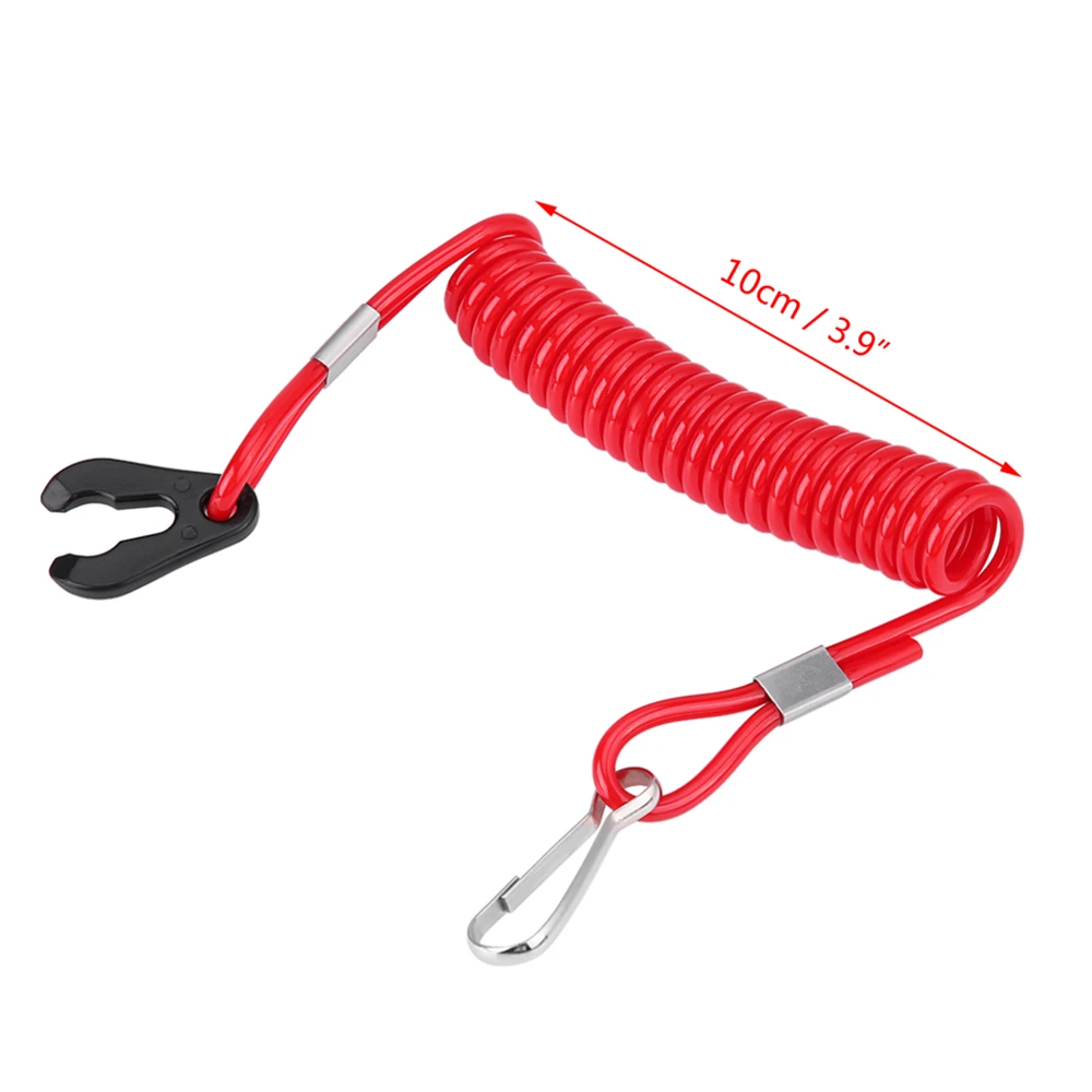 Ship Accessories Outboard Engine Ignition Emergency Kill Stop Switch Key Lanyard Rope Clip Suitable For Yamaha All Series