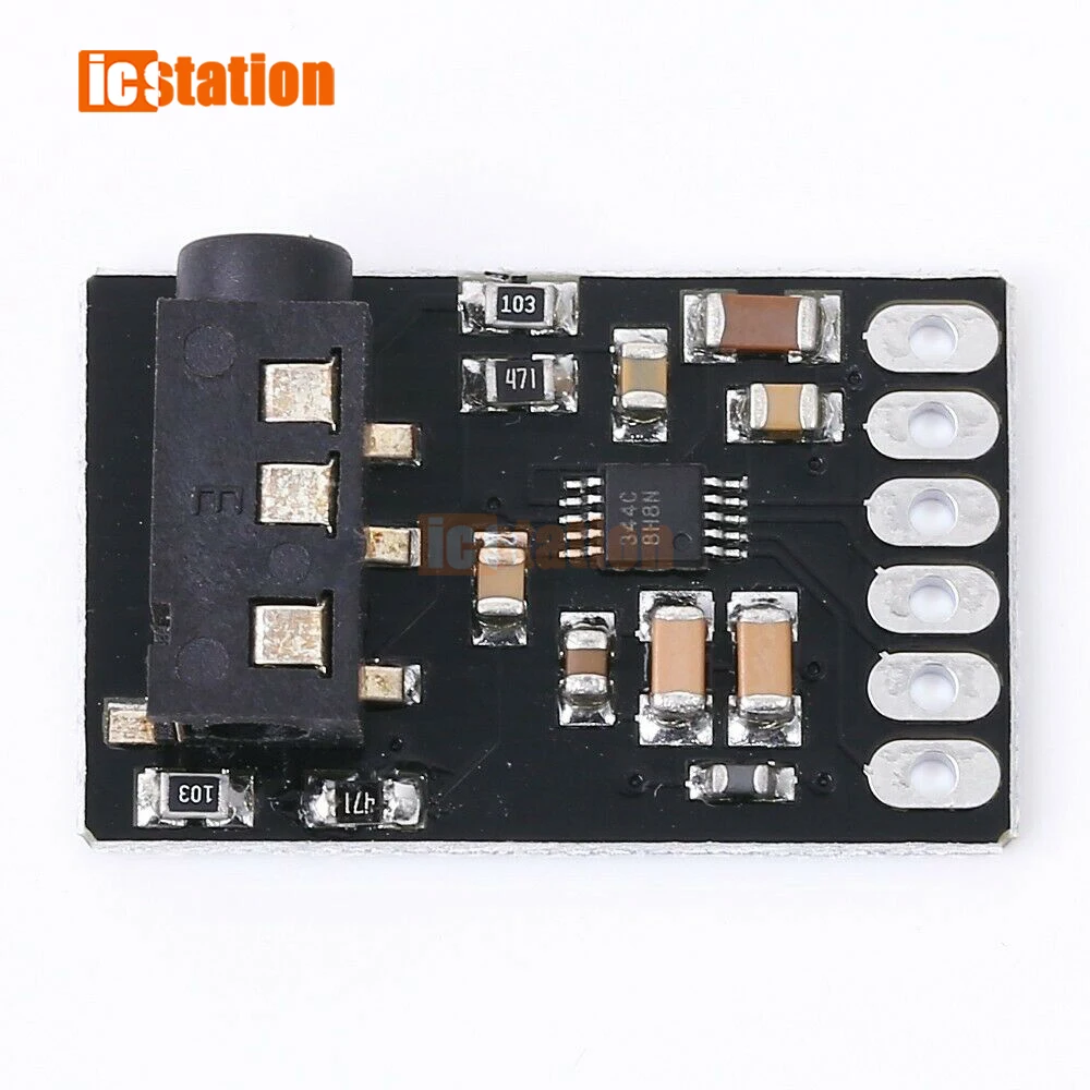 CS4344 D/A الرقمية إلى التناظرية ستيريو محول صوت لوحة تركيبية 2-200kHz الخطي التناظرية منخفضة تمرير تصفية السيارات السرعة