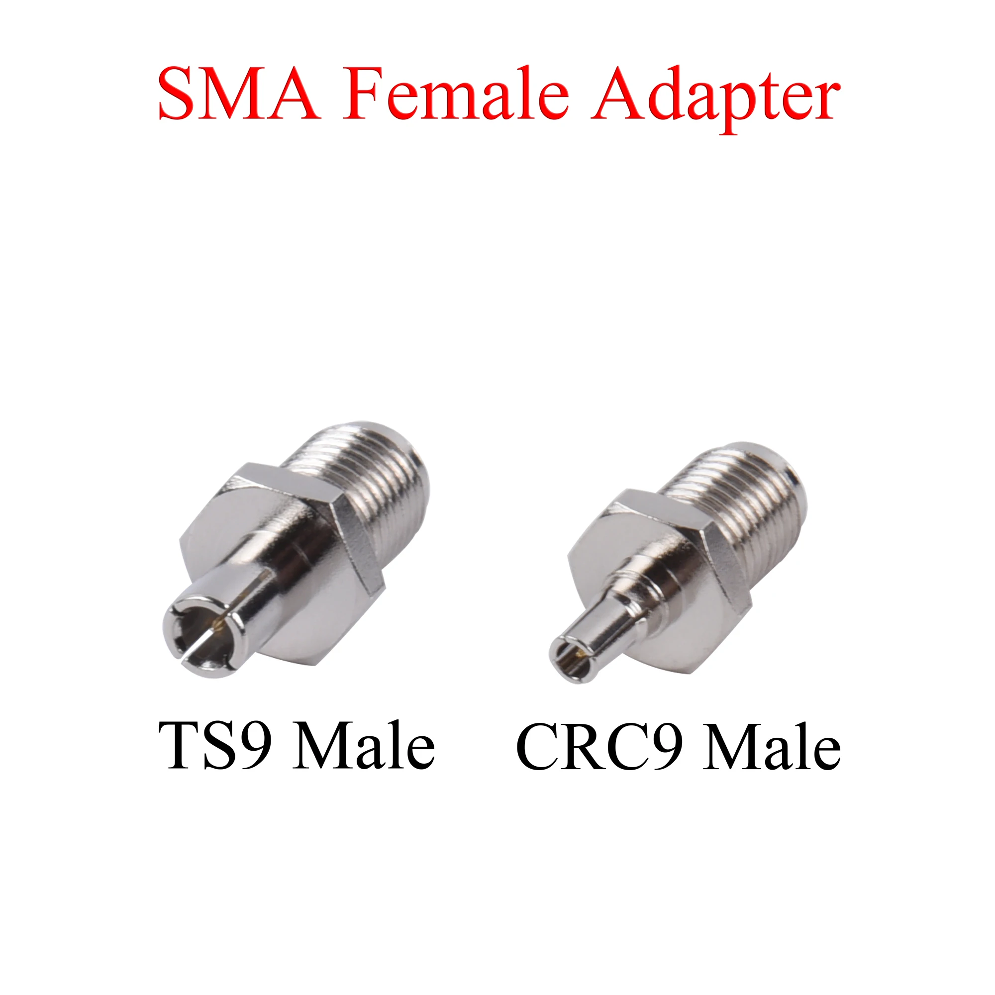 5Pcs RF Coaxial Connector SMA Female to TS9 CRC9 Male Plug Adapter Use For Modem Router Antenna Repeater Signal Booster