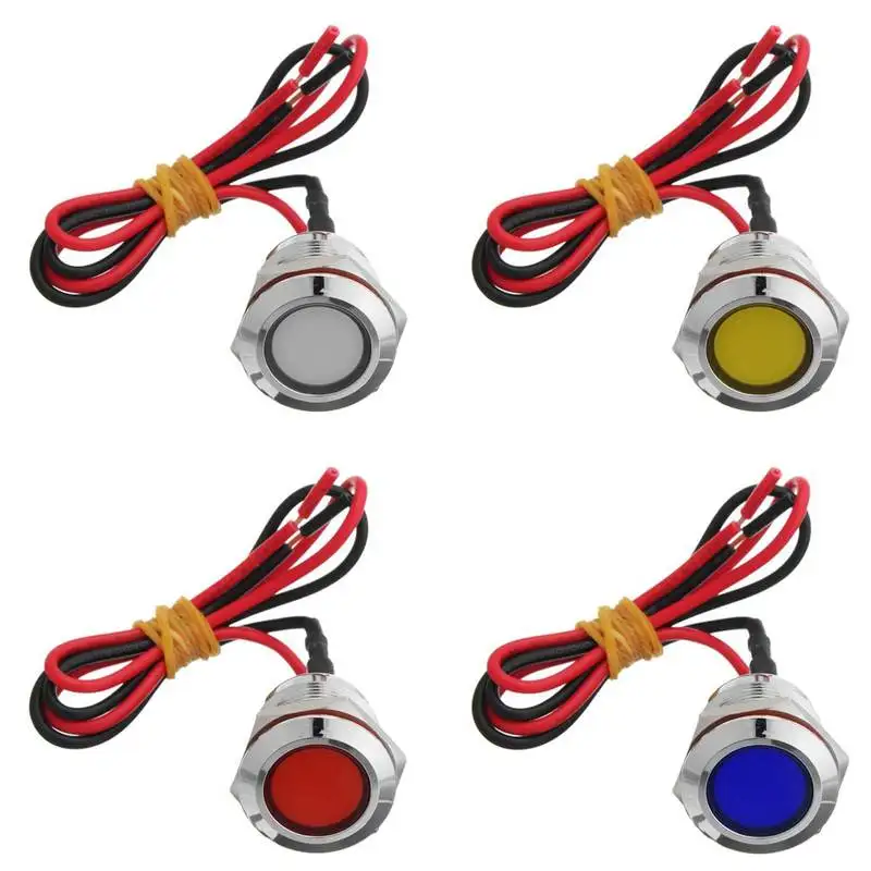 1pcs Waterproof Underwater LED Boat Light DC 6V 19mm IP67 Swimming Pool Pond Fountain Light Fishing Light