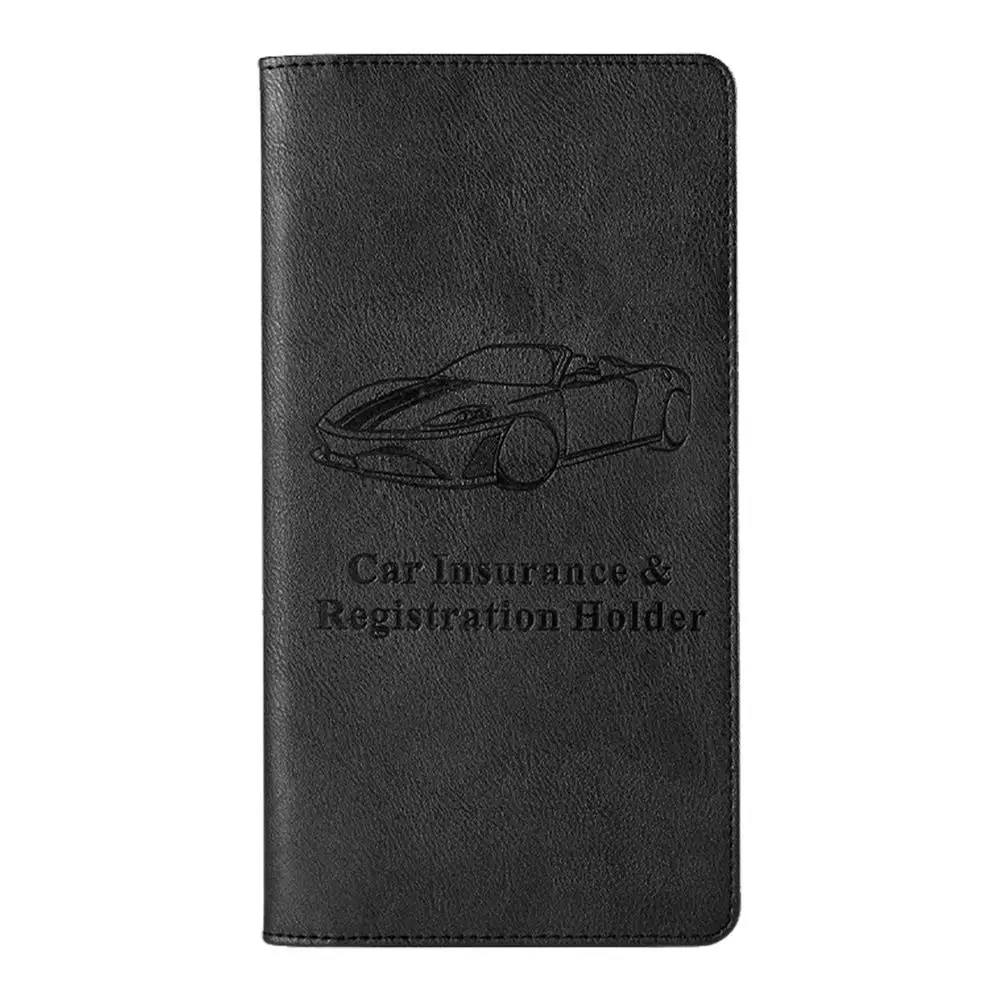 Auto Driver License Cover PU Leather Credit Cards Car Registration Insurance Car Driving Documents Holder Protective Case Box