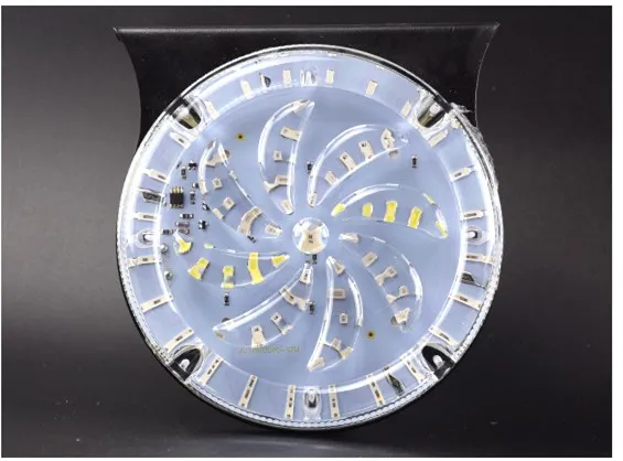 2pcs Led Truck Strobe Light 24V Colorful Rear Tail Light Modified Fog Warning Light Anti-collision Waterproof Width Display Lamp