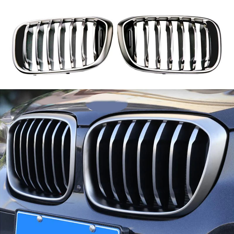 Replacement Cerium Grey For BMW X3 G01 2018 2019 2020 X4 G02 2019 2020 Car Front Airvent AC Outlet Grill Grille Cover Trim