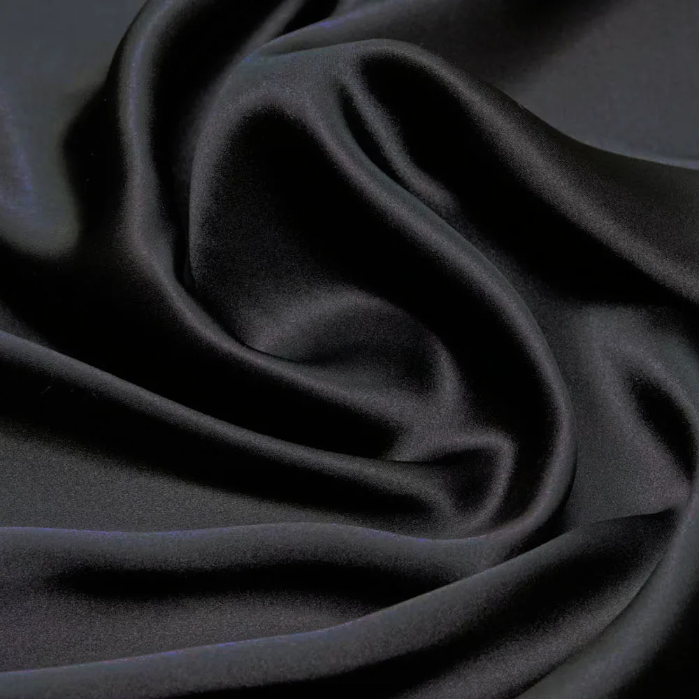 100% Mulberry Pure Silk  Satin Fabric for Dress Cheongsam  114cm Width 16 mm Real Silk Clothing Fabric for DIY Sewing