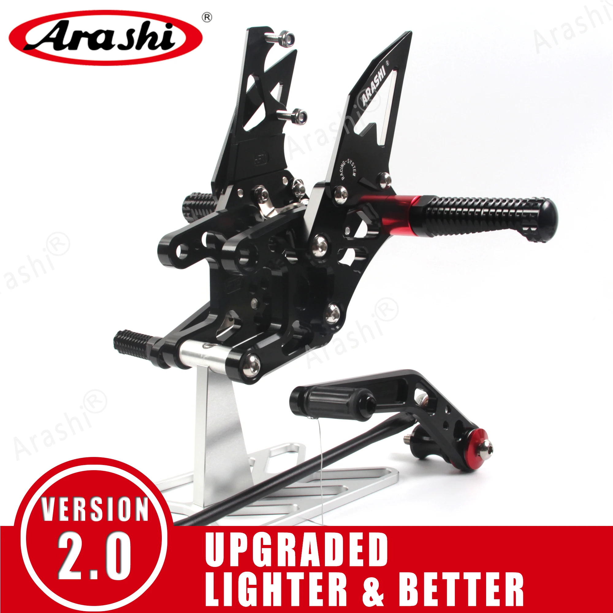 

Arashi 1 Set For HONDA CBR1000RR 2004 - 2020 CNC Adjustable Footrest Rearsets Foot Peg CBR1000 CBR 1000 RR 2008 2009 2010 2011