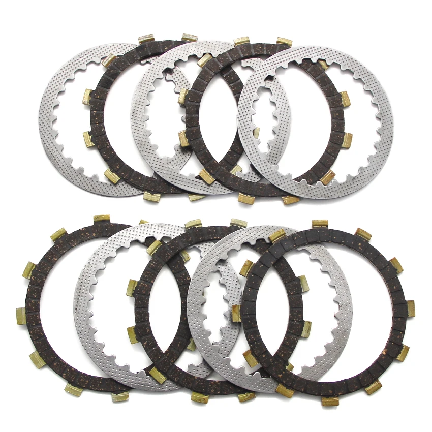 Motorcycle Clutch Friction Disc Plate Kit For Suzuki TS75B TS75M TS75A TM75M TM75L TM75A AC100 AS100 OEM:21441-12010/21441-42G00