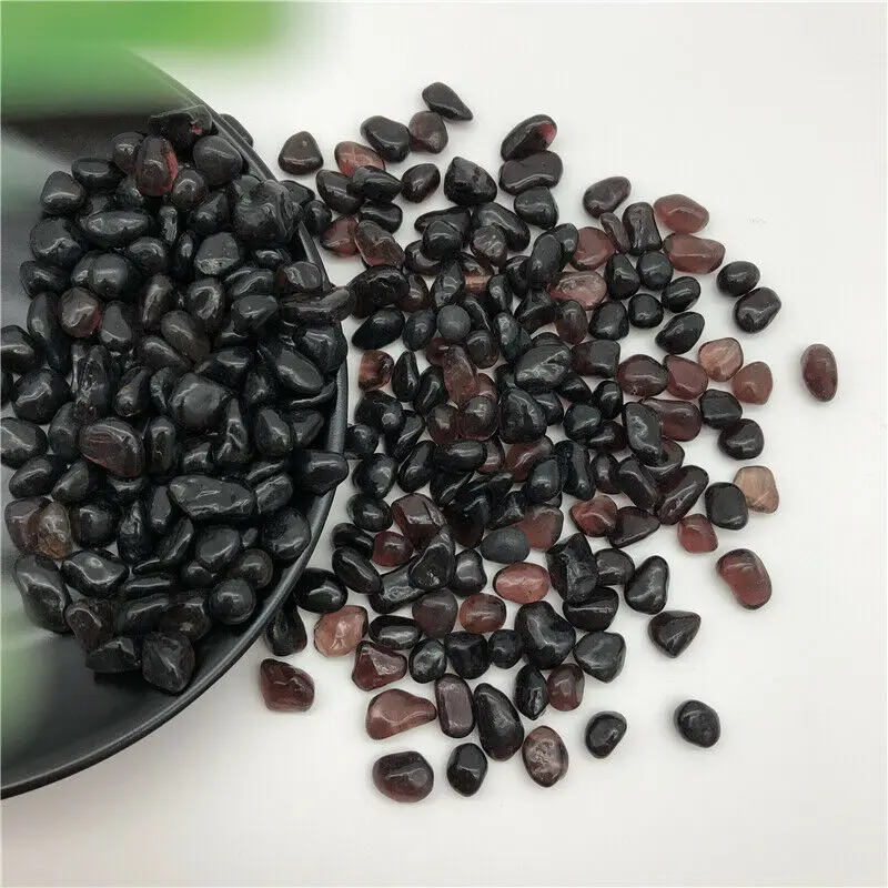 Drop shipping 50g 7-10mm Purple Gravel Coloured Glaze Crystal Buddha Aquarium Stones Decor Stones and crystals