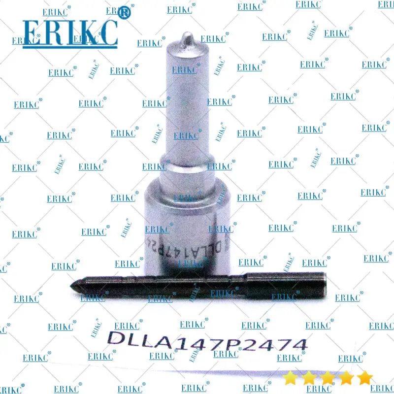 ERIKC Fuel Injector Nozzle DLLA 147 P 2474 Common Rail Sprayer DLLA 147P2474 With Black Needle DLLA 147 P 2474 for 0445120391