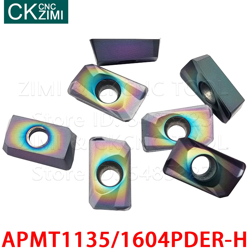 Inserts en carbure APMT1135PDER-H APMT1604PDER-H, outils de fraisage pour tour 300R 400R, APMT pour acier inoxydable, fonte