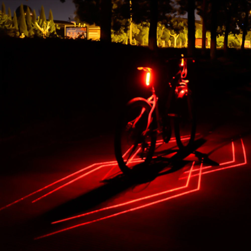 Bike Rear Light Warning Bike Taillight Seatpost LED Lamp USB Rechargeable MTB Road Bicycle Light for Night Riding Safety