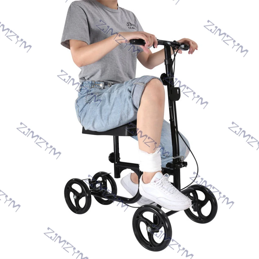 YC9225T Knee Walker Knee Scooter Knee Cycle Leg Walker Crutch Alternative Height adjustment 94~91cm Load 120KG