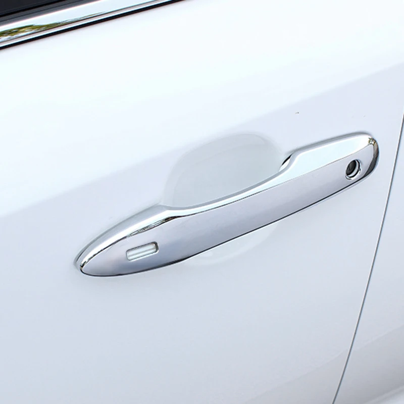 لسيارة تويوتا z4x-من أجل Subaru Solterra وabs Chrome غطاء لباب الزخارف ملصق ملحقات تصفيف السيارة