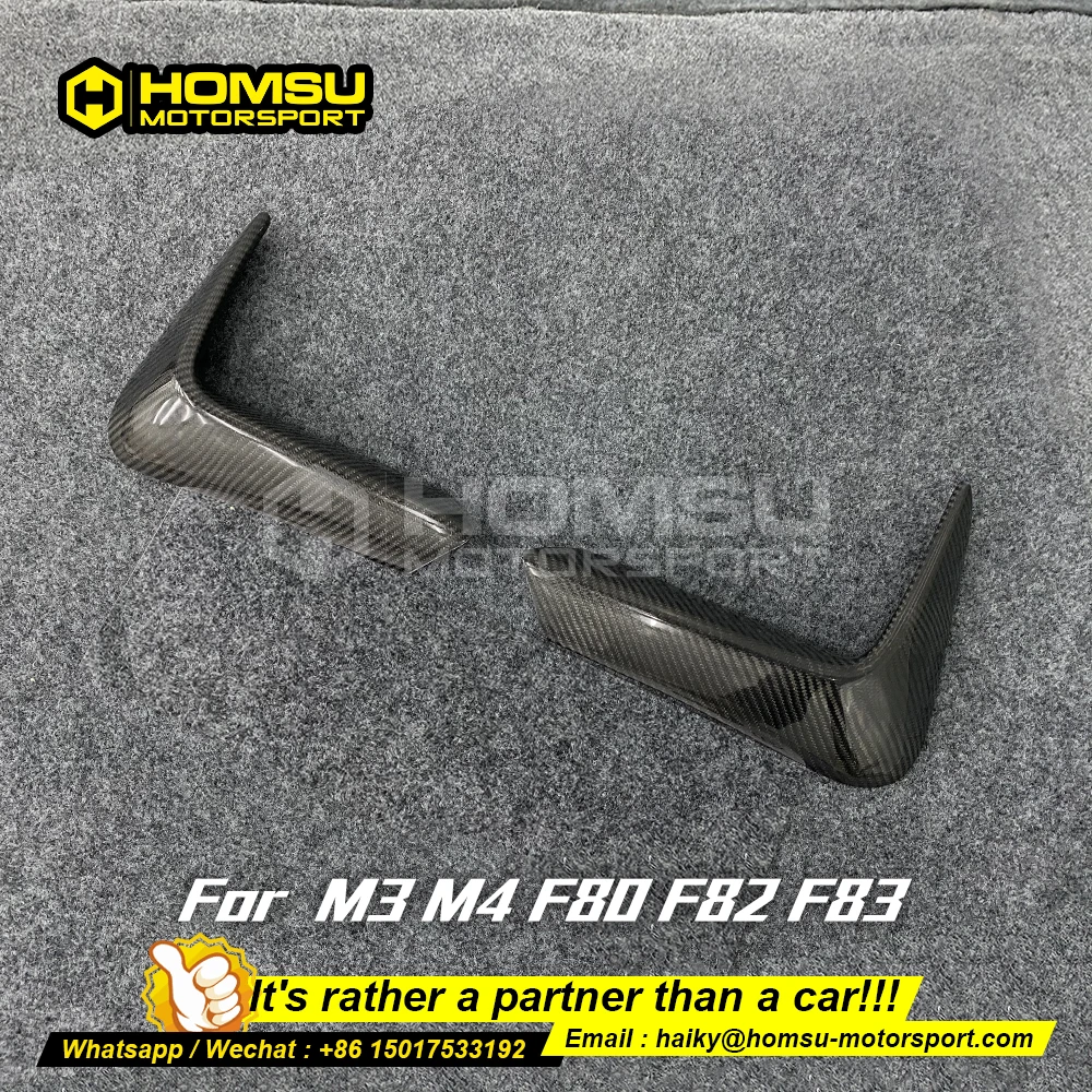 Factory price Carbon Fiber Rear Bumper Splitters For bm w M3 M4 in Carbon Fibre rear diffuser Splitters for F80 F82 F83 M3 M4