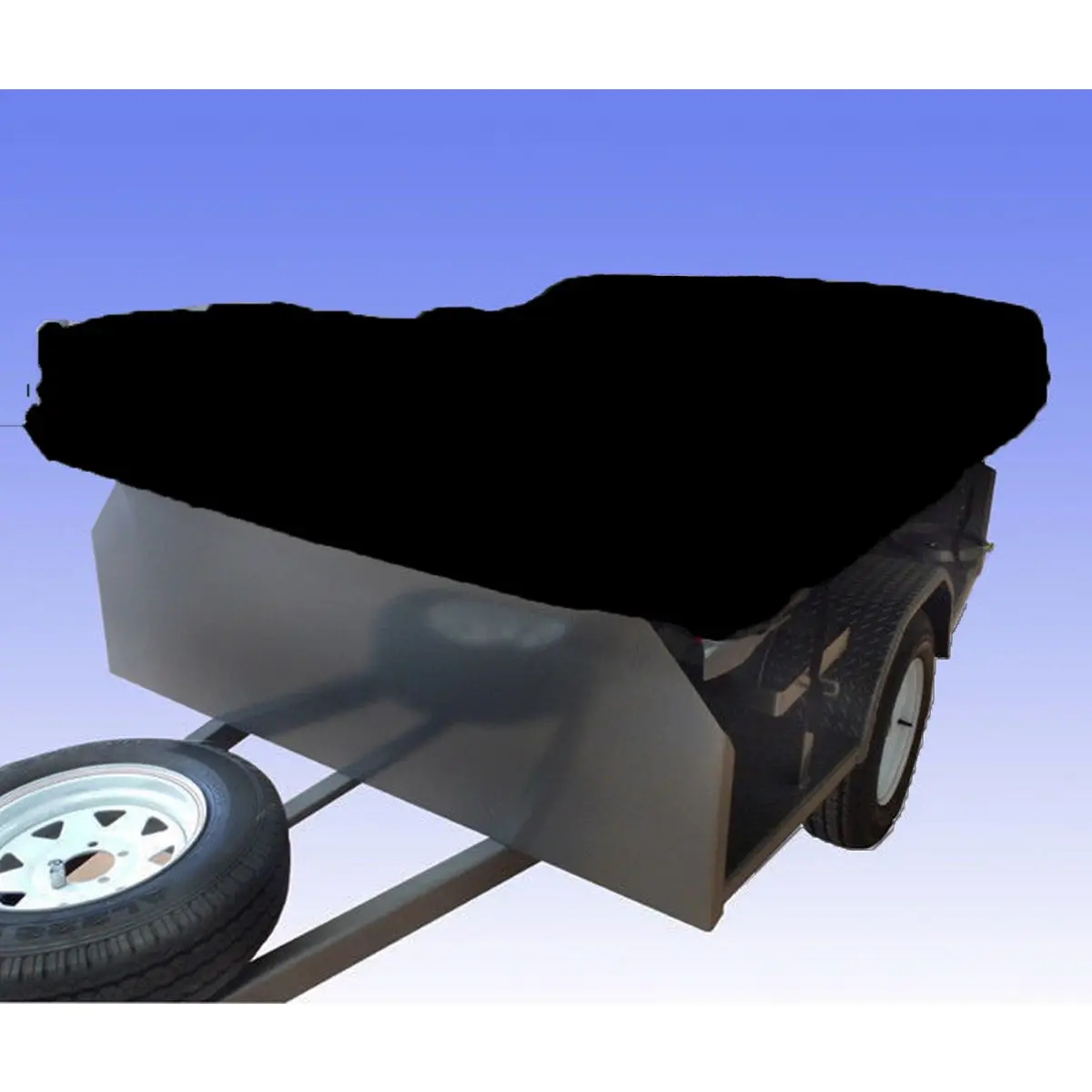 224x175x45cm Universal Cam per Trailer Cover Black Waterproof Travel Camping Cover Rooftop Travel Black Rooftop Travel Cover