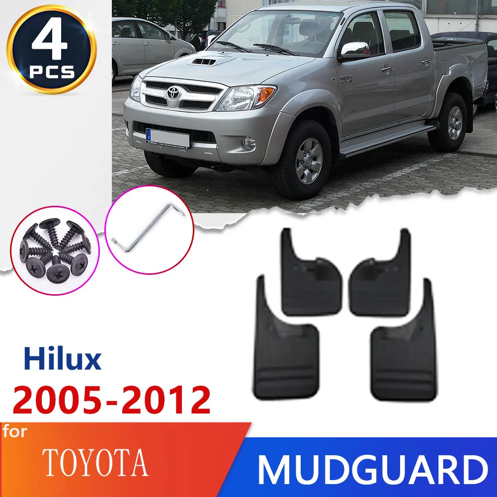 

Car Tire Fender Mud Flaps For Toyota Hilux 2005~2012 Vauxhall Holden Perodua Road Guards Durable Mudflap Mudguards Goods 2006