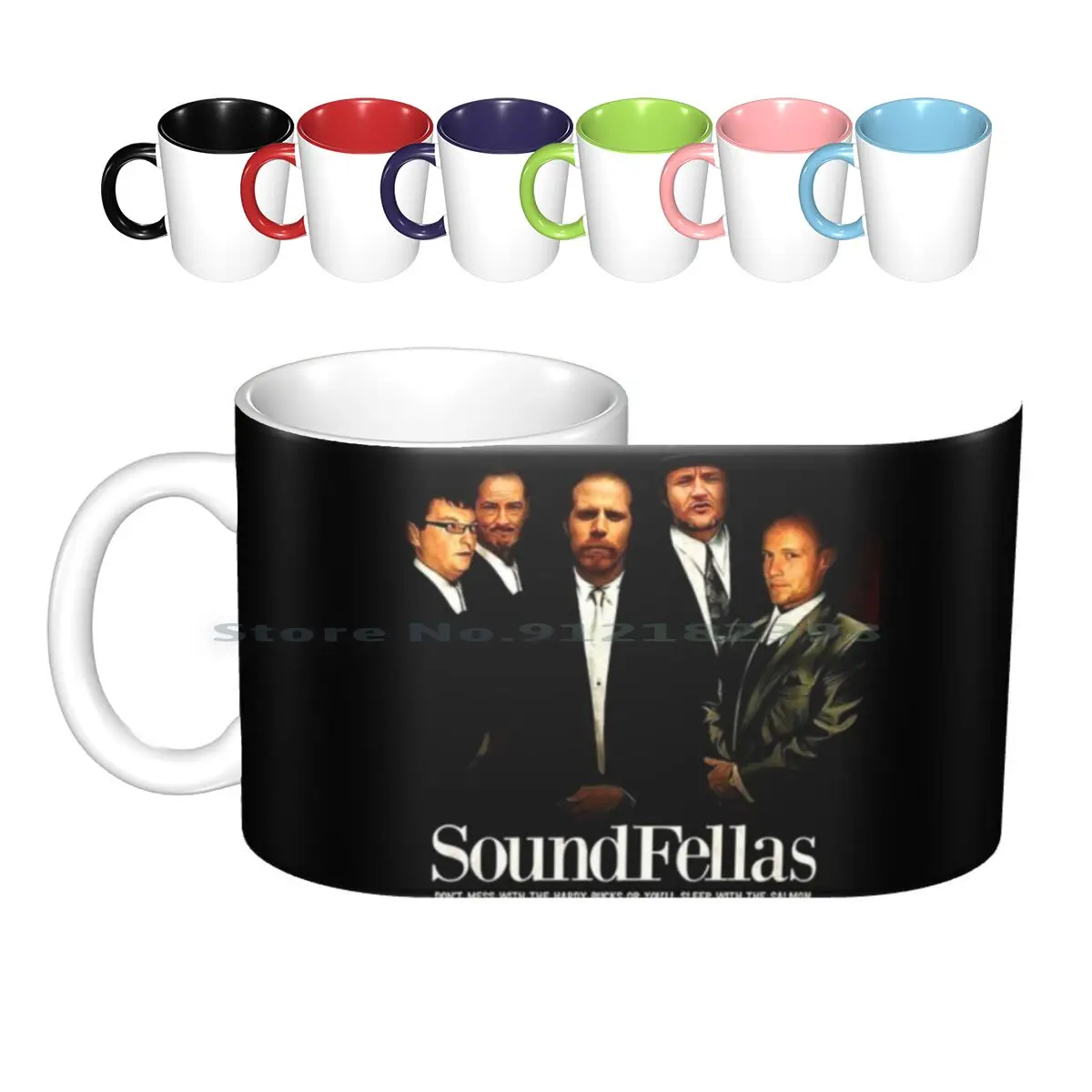 Soundfellas-tazas de cerámica para café, té con leche, Hardy Rte Rté, programa de televisión irlandés de Irlanda, Castle Town, Bandits de goma