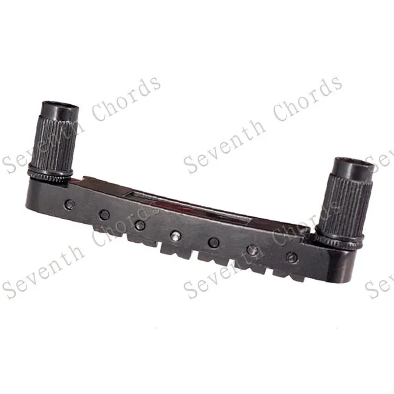 EIN Set 7 Saiten Brücke Und Saitenhalter Für E-gitarre Chrom Und Schwarz Für Wählen Musical Instrument Zubehör Teile – Detail 16