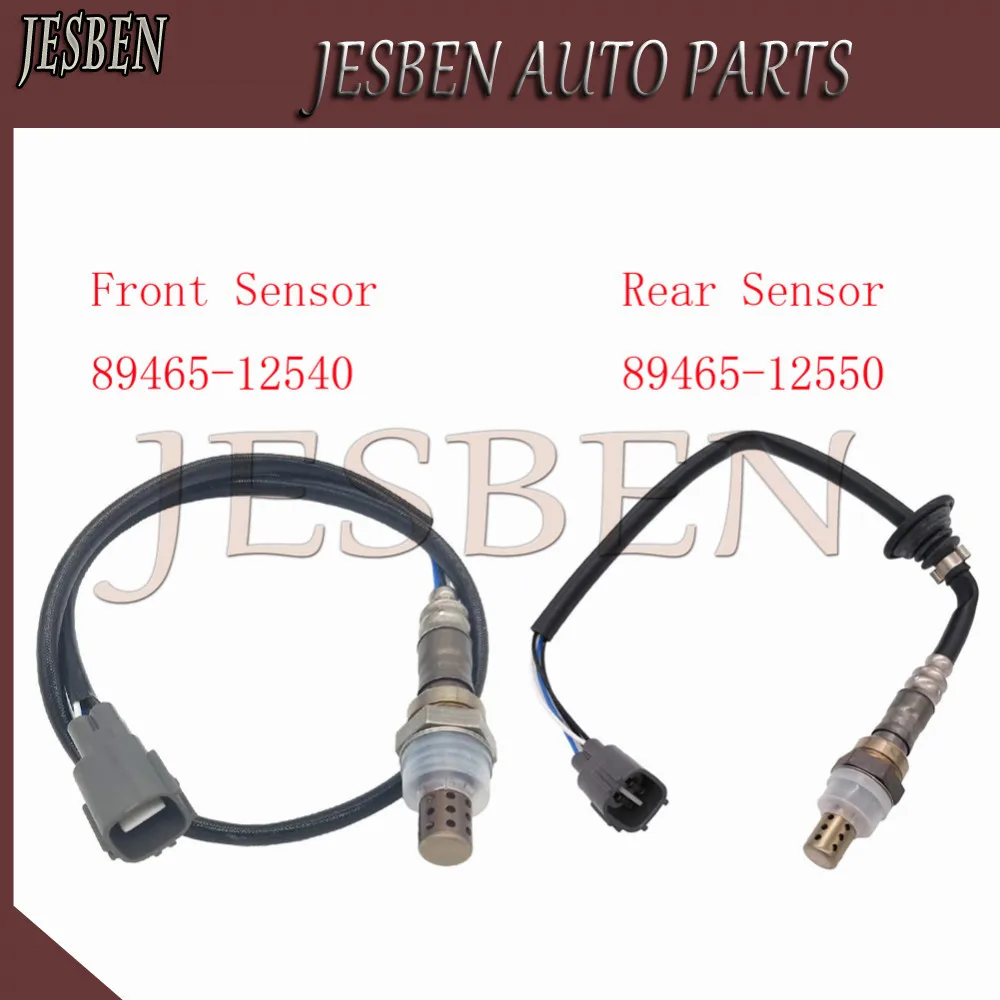 

2pcs 89465-12540 89465-12550 Front Rear Lambda Probe O2 Oxygen Sensor for Toyota Corolla 1.6L 3ZZFE 1999-2002 DOX-0267 DOX-0205