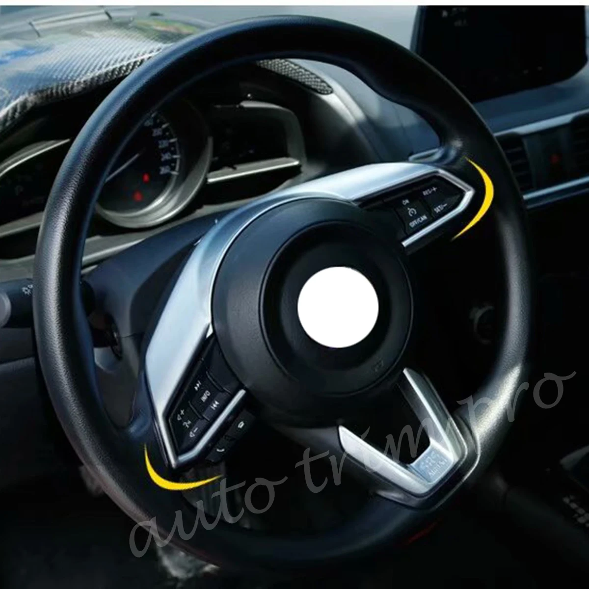 Accessories For Mazda CX5 CX-5 KF Chrome Headlight Adjust Water Cup Holder Gear Box Air Vent Cover Trim 2017-2022