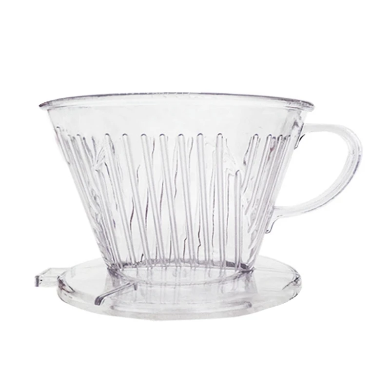 Filtro café reutilizável feito à mão, com filtro, máquina prática para servir café