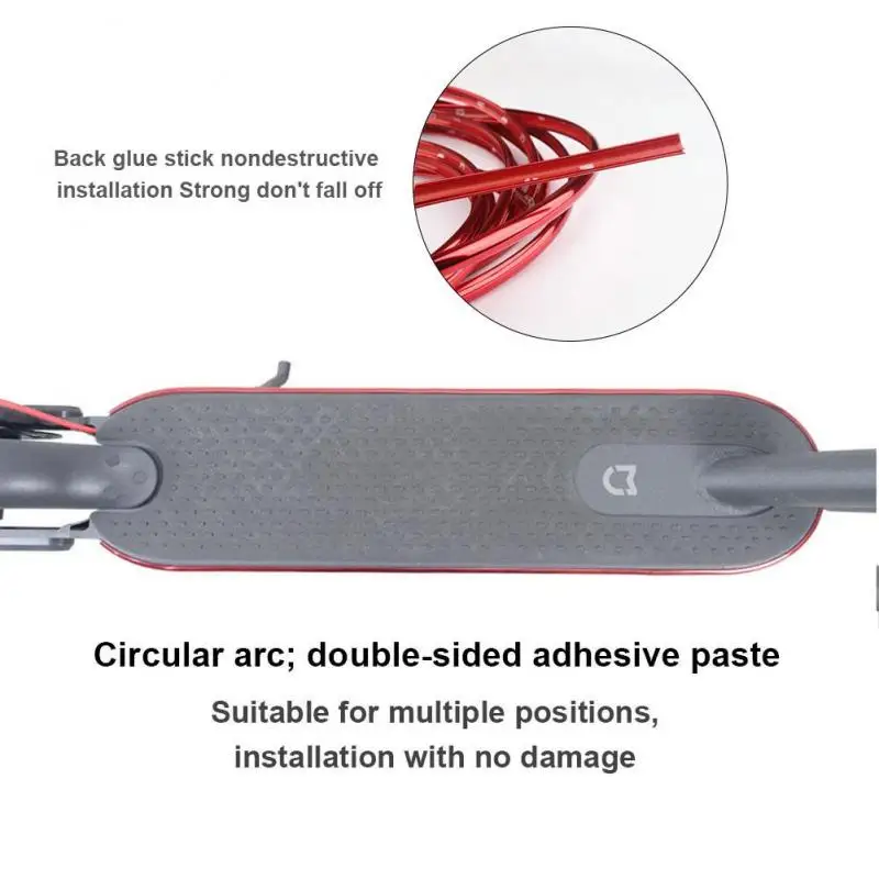 Electric Scooter Protective Bumper Anti-Collision Strip for Xiaomi M365 Pro 1S Pro2 Decorate Strip Anti-Collision M365 Part