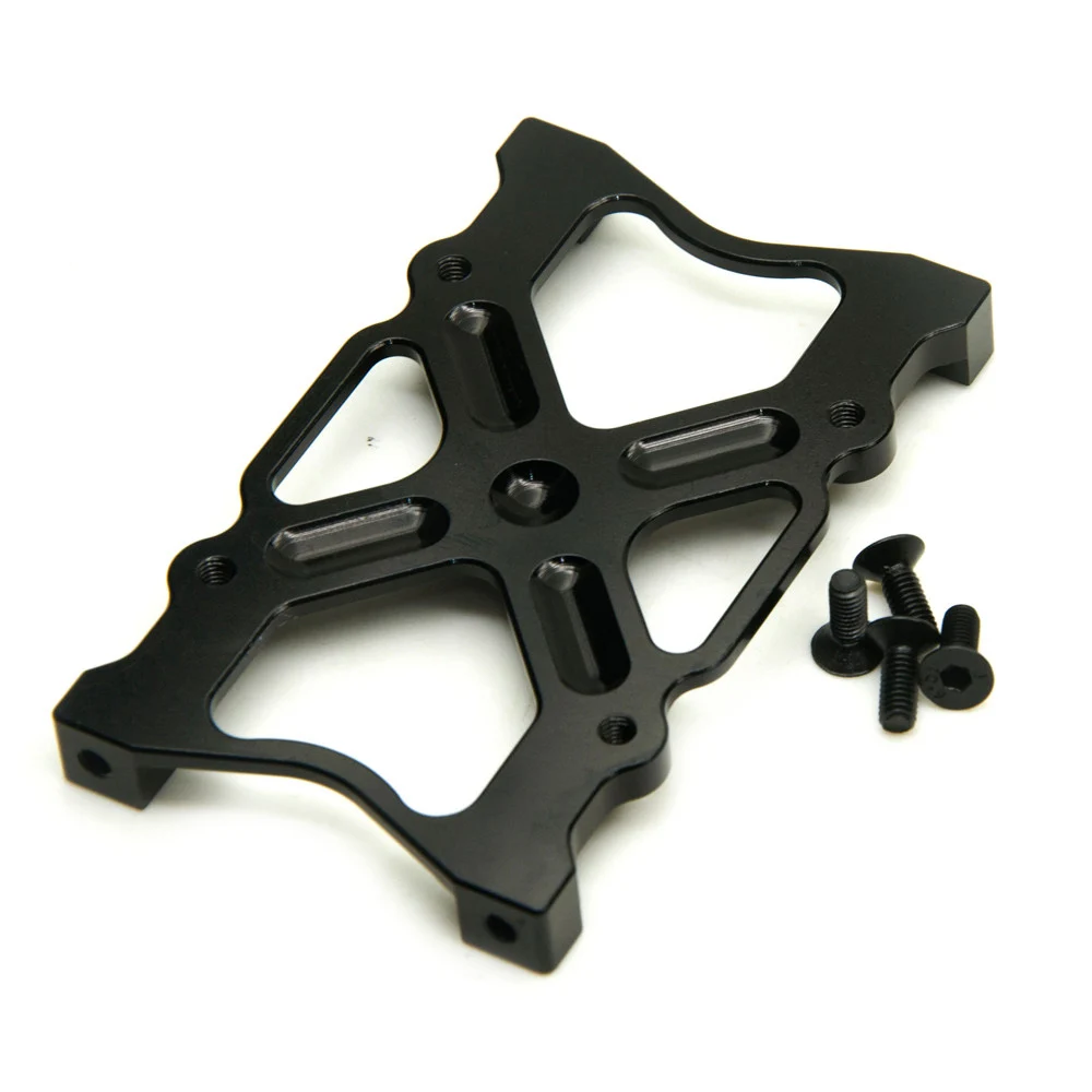 YEAHRUN Metal Alloy Chassis Brace Beam Mounting Fixed Bracket Plate for Axial SCX10 1/10 RC Crawler Car Parts Accessories