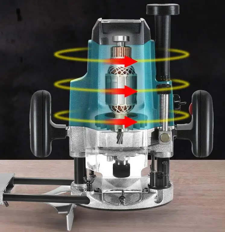 Mini wood cutter machine multi-function electric wood router milling machine 220V 1800W