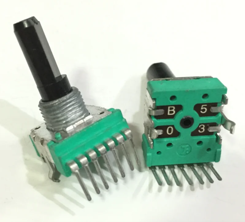 Taiwan f PuYao rk14 7-pin duplex potentiometer b50k shaft length 20mm dual channel volume potentiometer