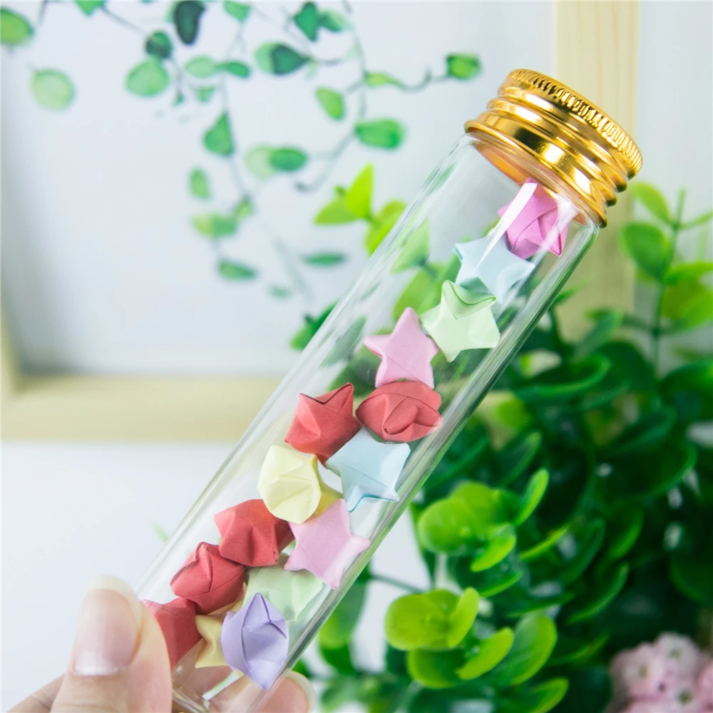 50Pcs 60ml Borate Container with Golden Aluminum Cap Small Hyaline Handicraft Glass Bottles Refillable Candy Food Pot