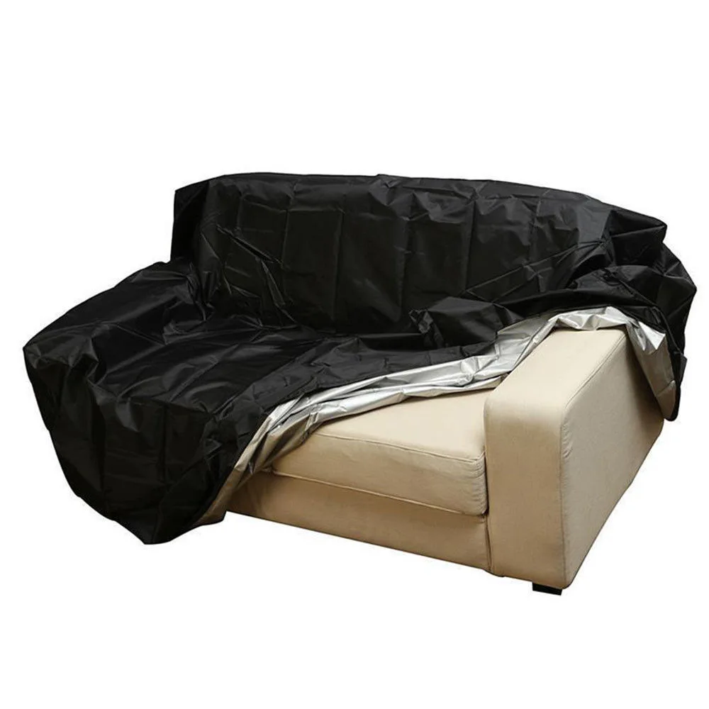 Waterproof Polyester Fiber Sofa Cover Universal Sofa Cover Oxford Fabric UV Protection Furniture Cover for Outdoor Terrace Bench