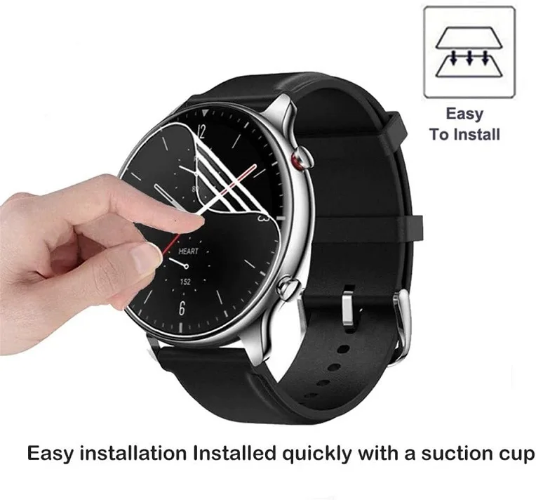 3/6/9PCS TPU Hydrogel Film for Xiaomi Huami AMAZFIT GTR 2 GTR2 Smart Watch Full Screen Protector HD Clear Anti-Scratch Film