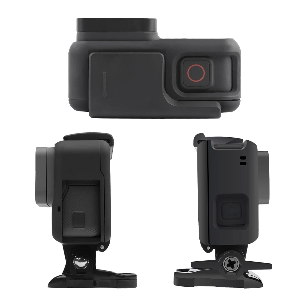 RuigPro Standard Frame Mount Wire Connectable Protective Housing Case for GoPro Hero 5 6 7 Black Go Pro Accessories