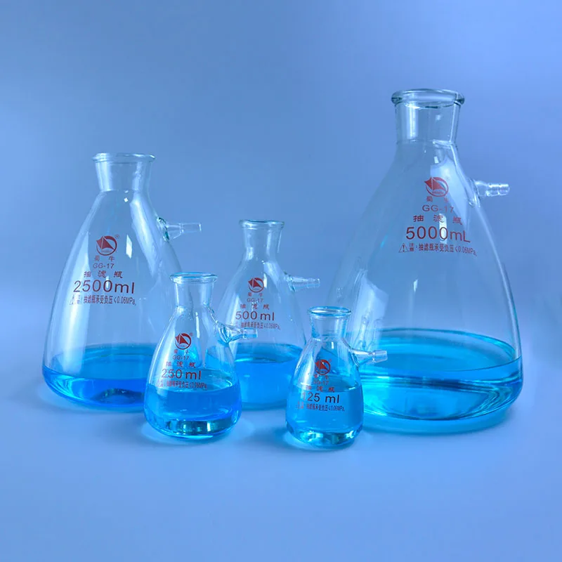 5000 ml Buchne kolby, akcesoria kolby z boku ramię, filtr kolby, kolba ssąca