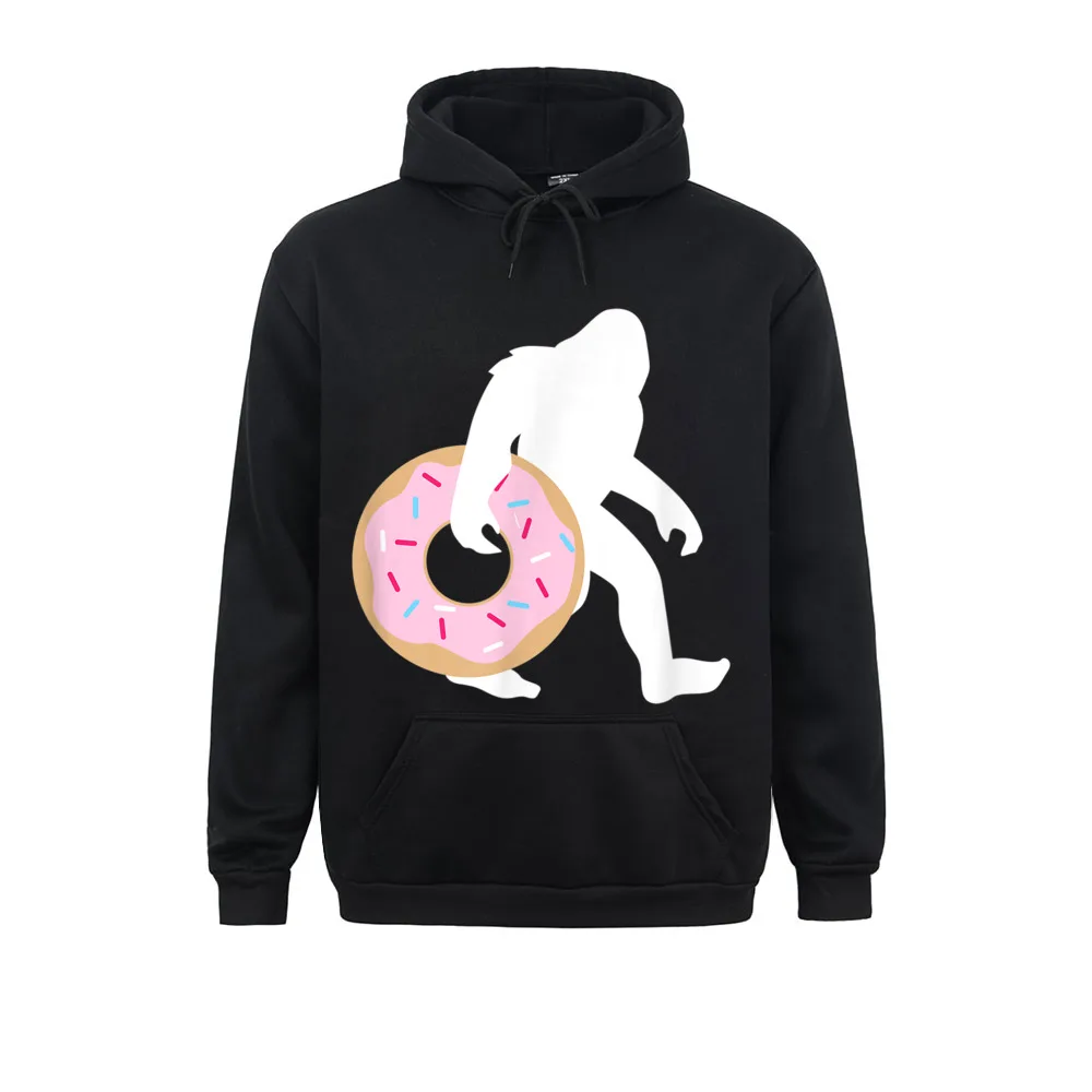 

Bigfoot Carrying Donut Funny Cute Sprinkle Sasquatch Gift Men Brand Hoodies Mother Day Sweatshirts Winter Long Sleeve Sportswear